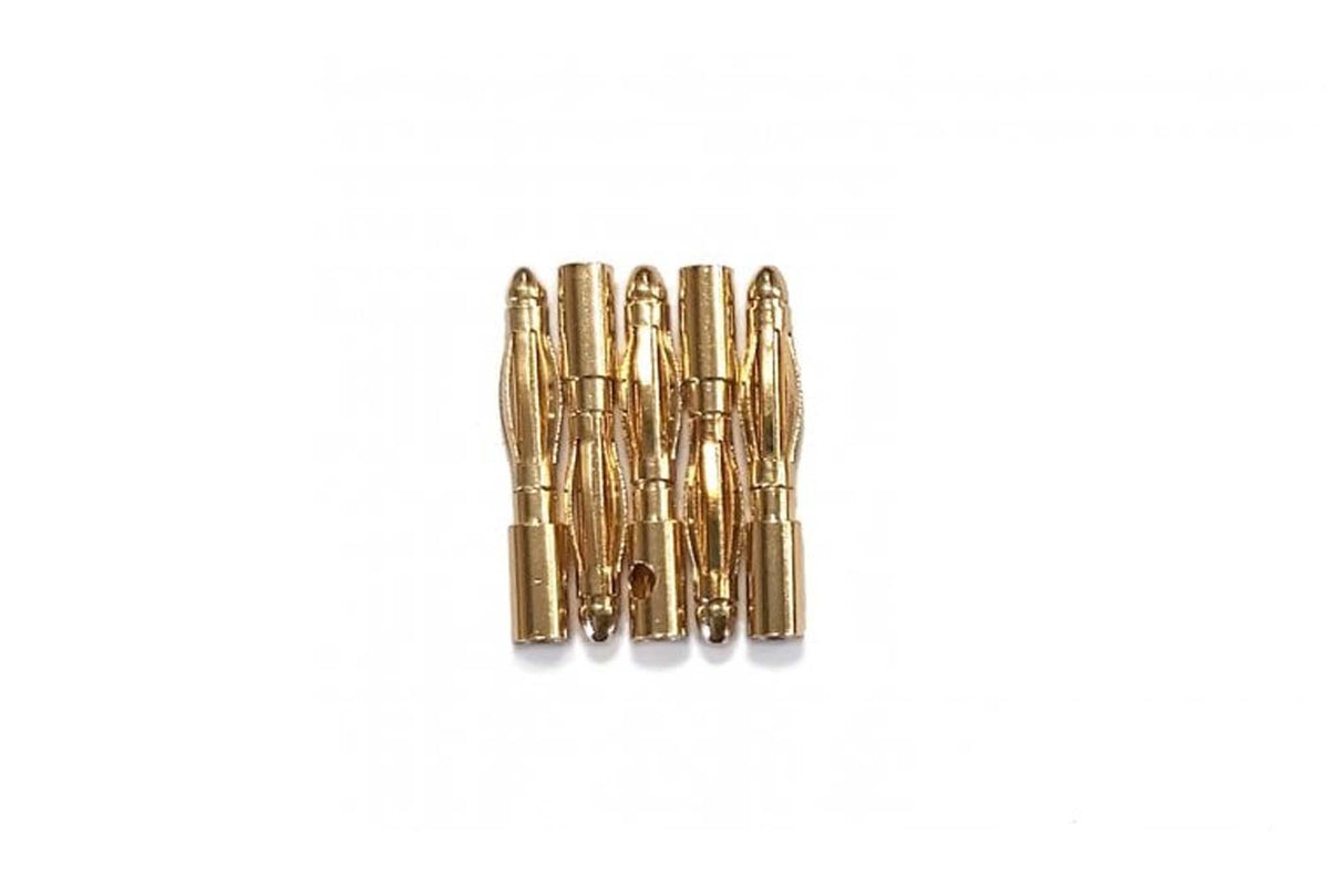 AMASS - GC2010 2mm Gold Plated Bullets - Male