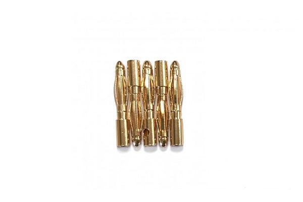 AMASS - GC2010 2mm Gold Plated Bullets - Male
