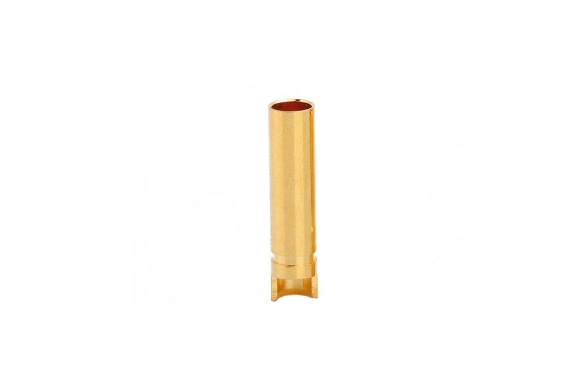 AMASS - GC4013-Female (GC4011) 4mm Gold Plated Bullet - 1Pcs