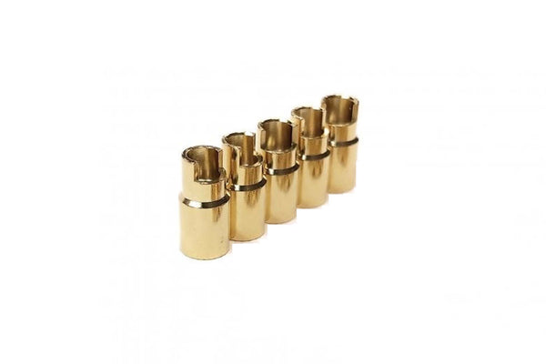 AMASS - GC6010 6mm Gold Plated Bullets - 1 Pcs - Female