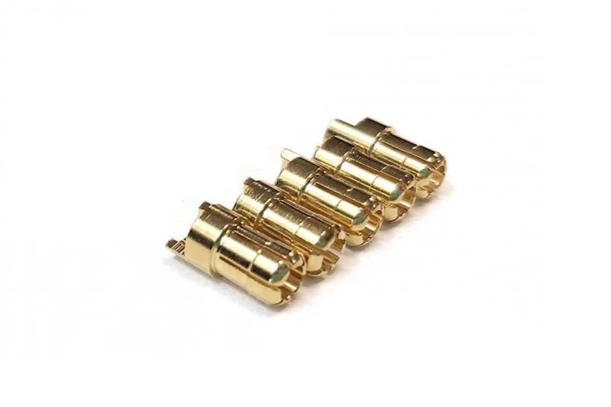 AMASS - GC6010 6mm Gold Plated Bullets - 1 Pcs - Male