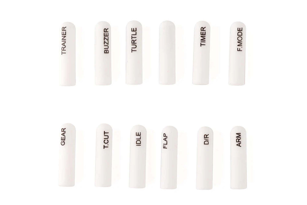 12pcs Labeled Silicon Switch Cover Set (Short/ Long)