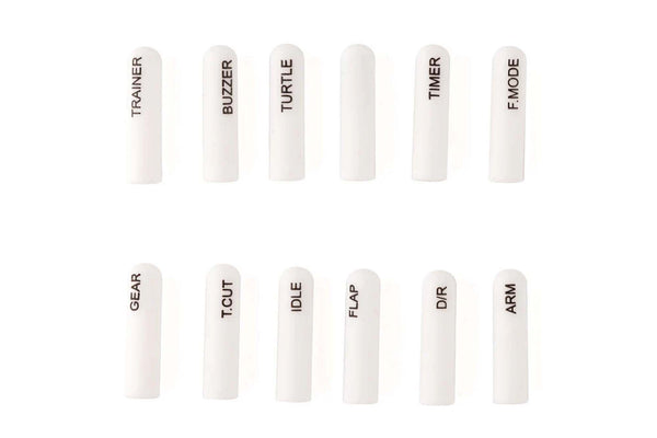12pcs Labeled Silicon Switch Cover Set (Short/ Long)