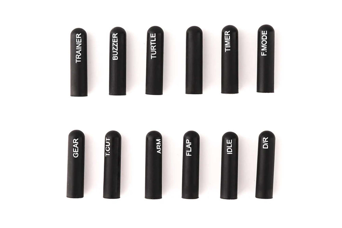 12pcs Labeled Silicon Switch Cover Set (Short/ Long)