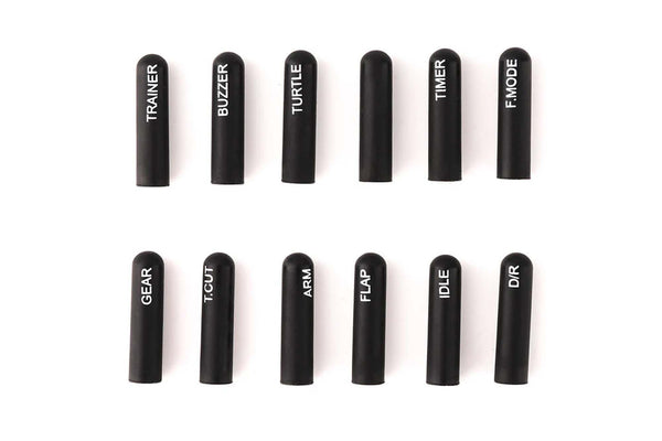 12pcs Labeled Silicon Switch Cover Set (Short/ Long)