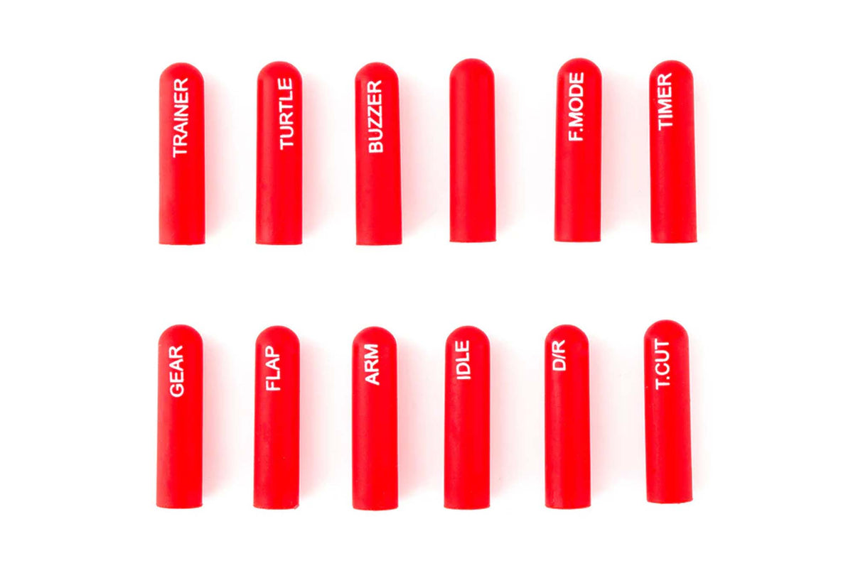 12pcs Labeled Silicon Switch Cover Set (Short/ Long)