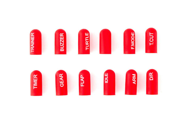 12pcs Labeled Silicon Switch Cover Set (Short/ Long)