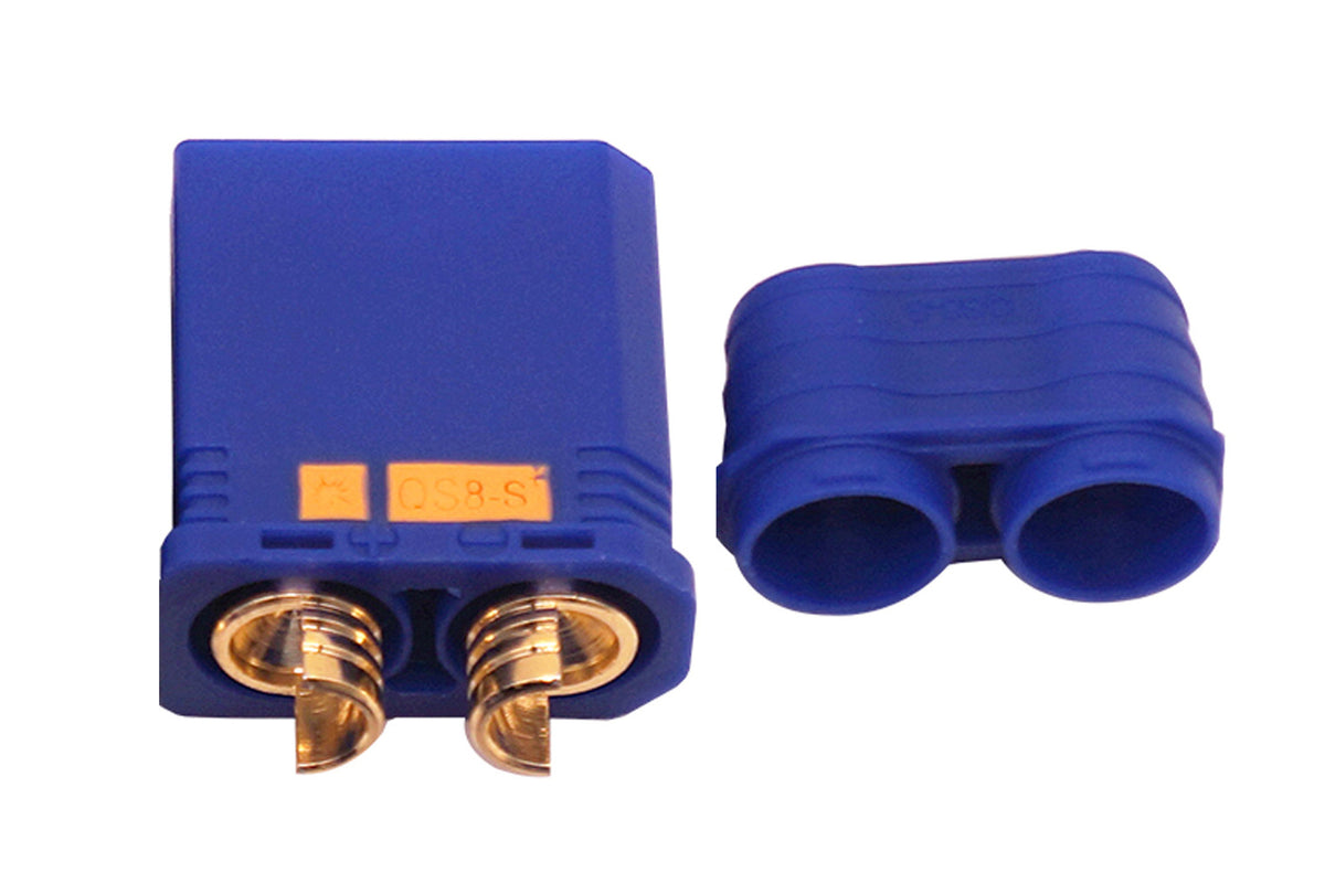 QS8 Antispark Male Connector Blue- 1PC