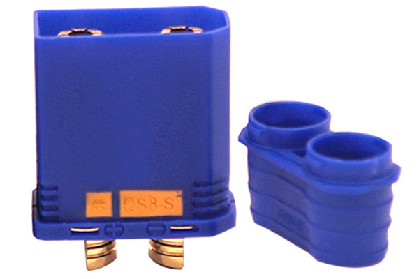 QS8 Antispark Male Connector Blue- 1PC