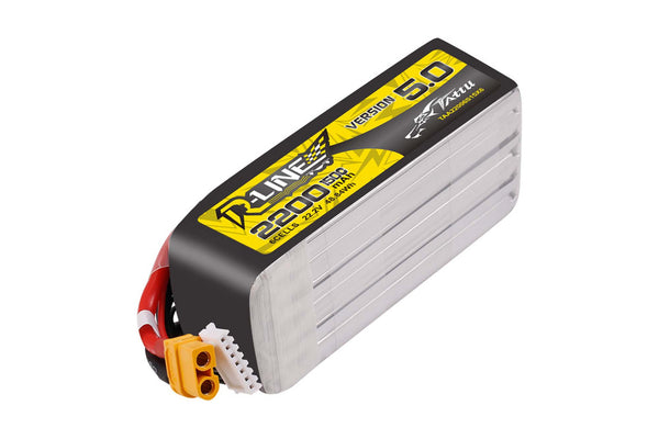 Tattu R-Line V5.0 2200mAh 6S 150C 22.2V Battery Pack with XT60U-F
