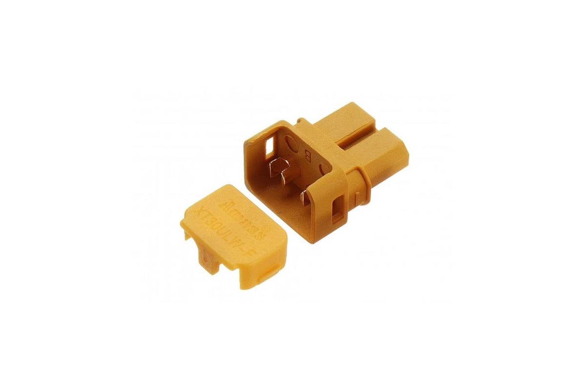 XT30ULW-F- Right Angle XT30 connector with Lock Wire Soldering