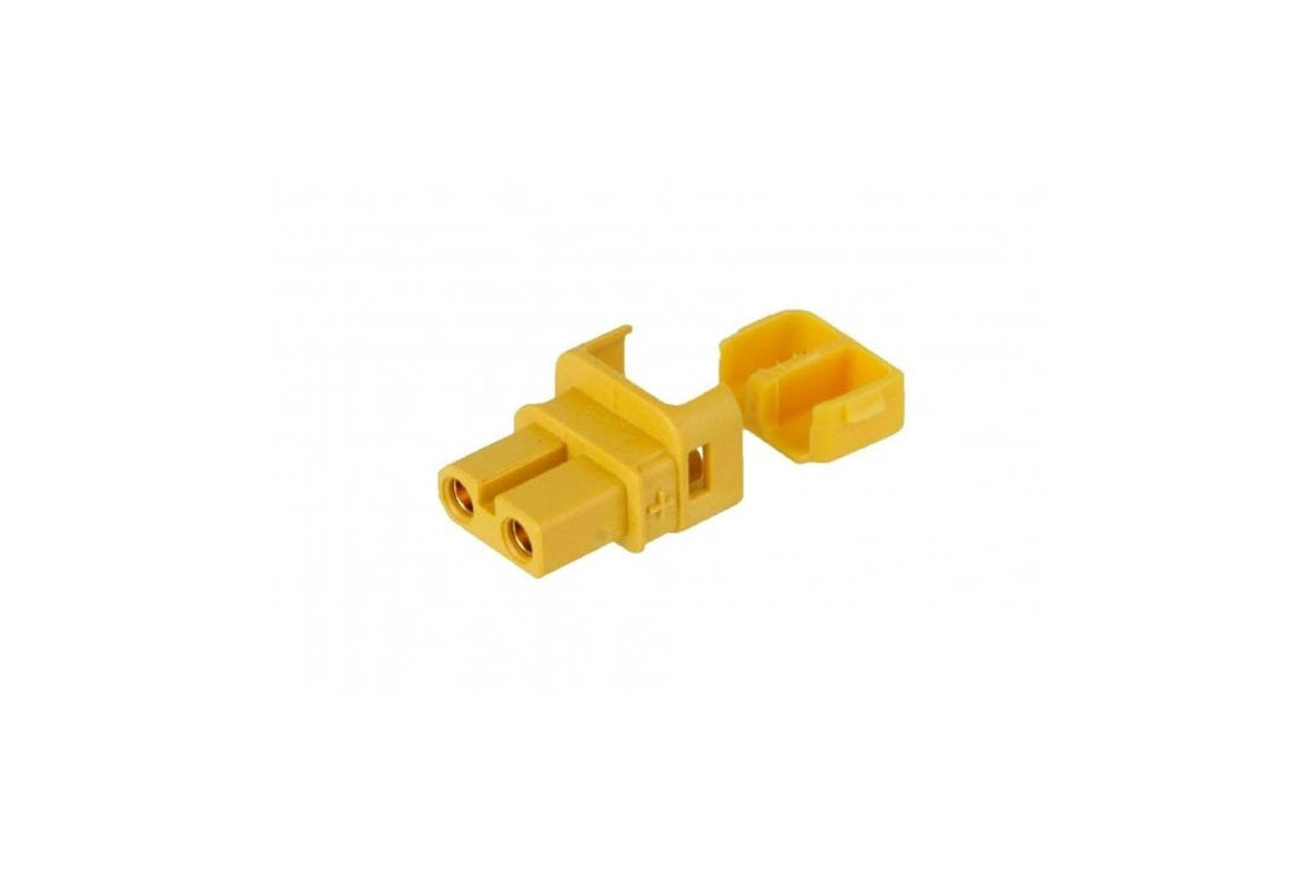 XT30ULW-F- Right Angle XT30 connector with Lock Wire Soldering