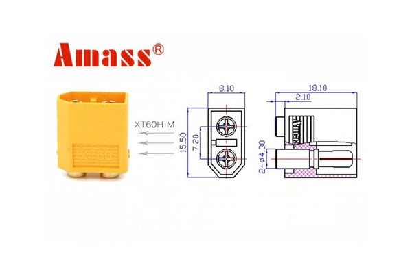 Amass XT60H - Male